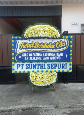 Papan Bunga Duka di Paro